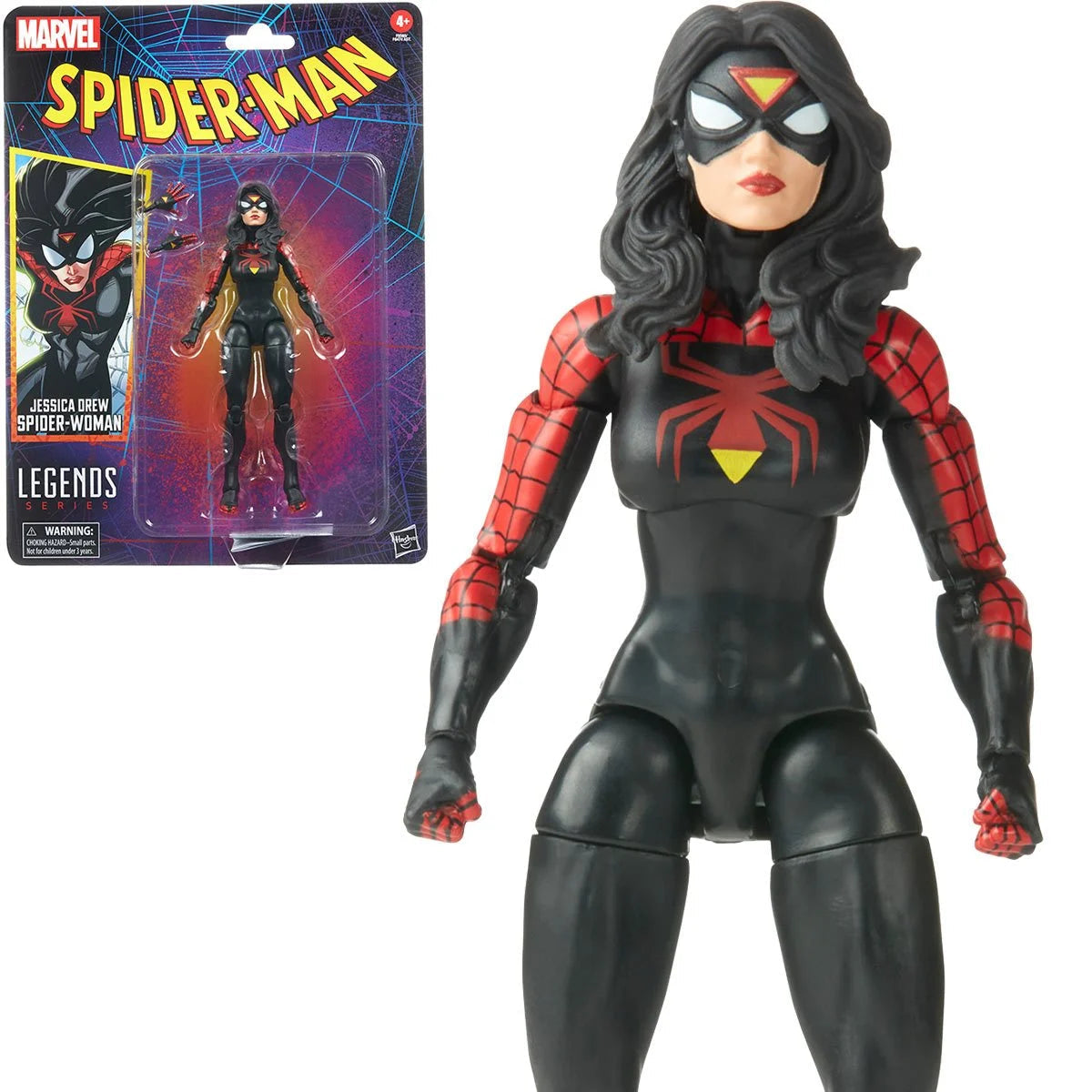 Spider-Man Retro Marvel Legends Jessica Drew Spider-Woman Hasbro